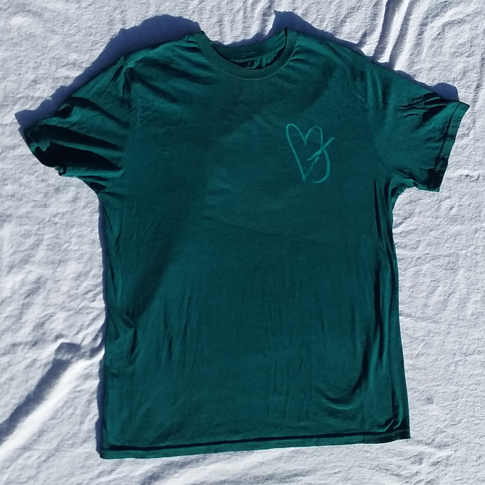 dark turqouise MOSSIMO short sleeve shirt